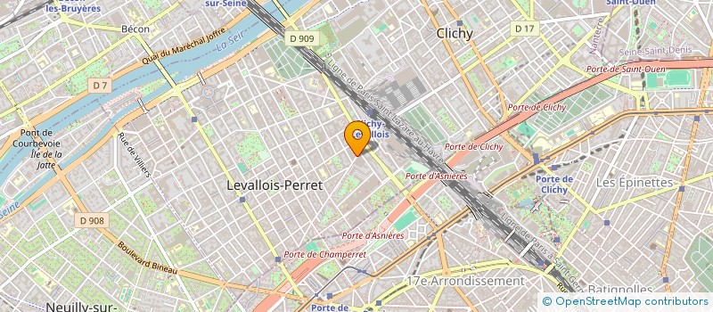 localisation de l'entreprise CESARE PACIOTTI FRANCE à LEVALLOIS-PERRET