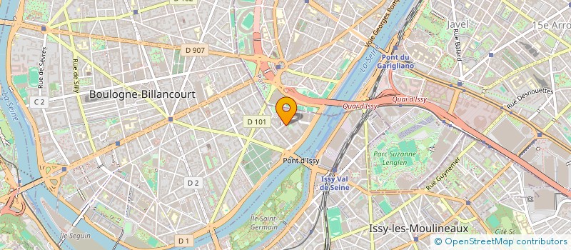 localisation de l'entreprise CESAREA BRACELETS à BOULOGNE-BILLANCOURT