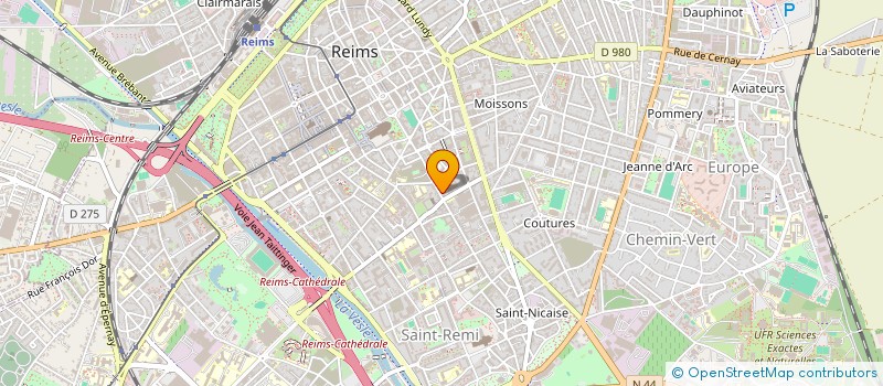 localisation de l'entreprise CESAREE à REIMS