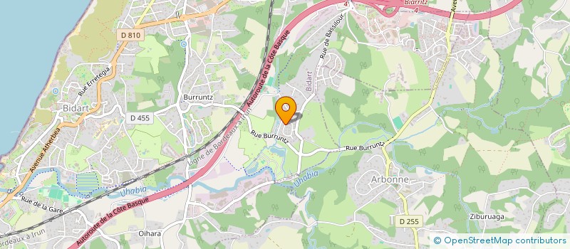 localisation de l'entreprise CESARI à BIDART