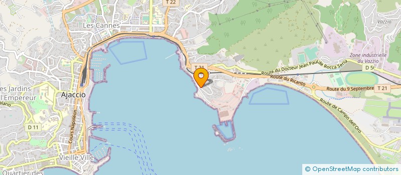localisation de l'entreprise CESARI JACQUES à AJACCIO