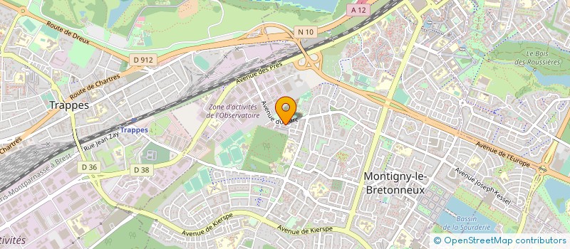 localisation de l'entreprise CESARINE à MONTIGNY-LE-BRETONNEUX