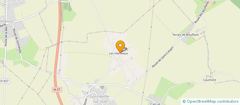 localisation de l'entreprise CESARINE à GONNEVILLE-SUR-SCIE