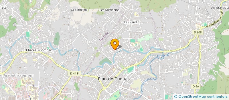 localisation de l'entreprise CESARINE  PLAN DE CUQUES