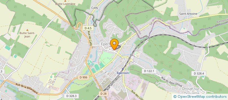 localisation de l'entreprise CESARINE LIMOUSINE SERVICES à EPERNON