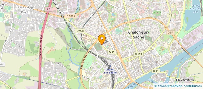 localisation de l'entreprise CESARO à CHALON-SUR-SAONE