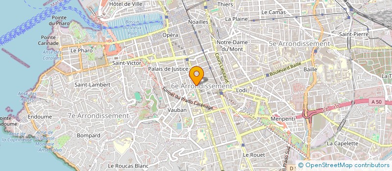localisation de l'entreprise CESARSOFT à MARSEILLE