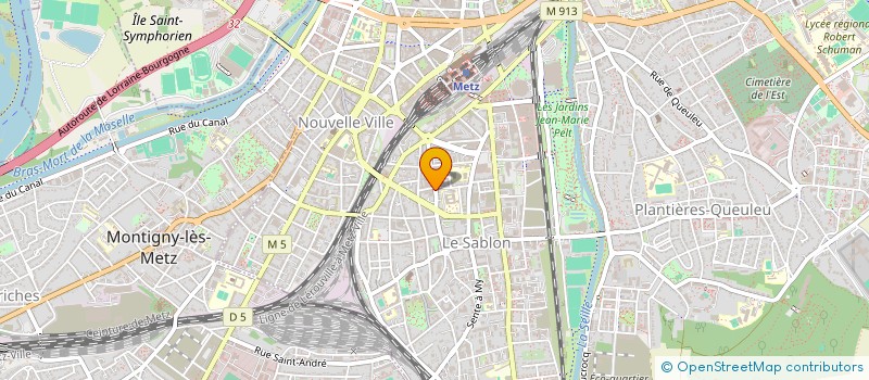 localisation de l'entreprise CESATEC à METZ