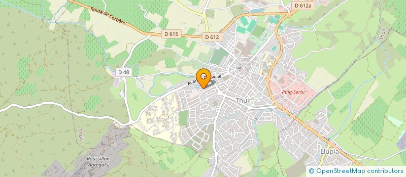 localisation de l'entreprise CESATEME  THUIR