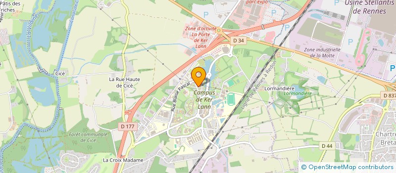 localisation de l'entreprise CESBELLESDHARMONIE  BRUZ