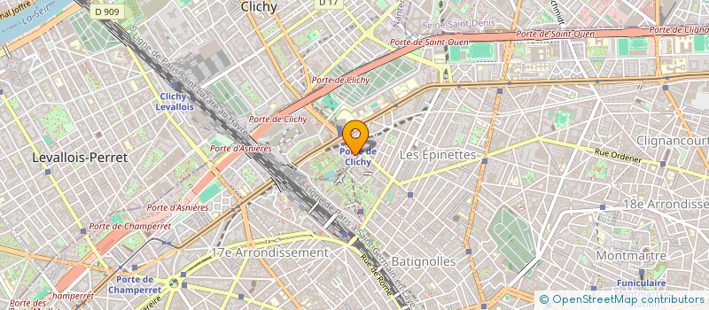 localisation de l'entreprise CESBRON 17  PARIS