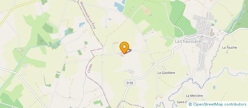 localisation de l'entreprise CESBRON FRUITS à MAUGES-SUR-LOIRE