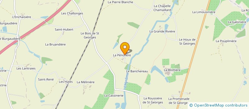 localisation de l'entreprise CESBRON LAIT à CHEMILLE-EN-ANJOU