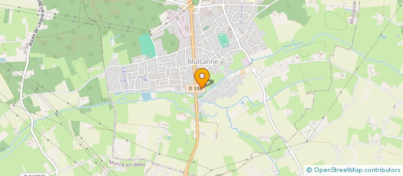 localisation de l'entreprise CESBRON MAINTENANCE  MULSANNE