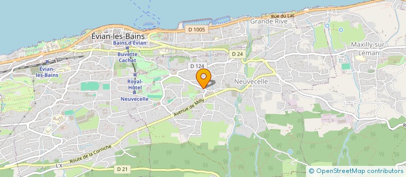 localisation de l'entreprise CESCA ROTURIER IDIVISION  NEUVECELLE