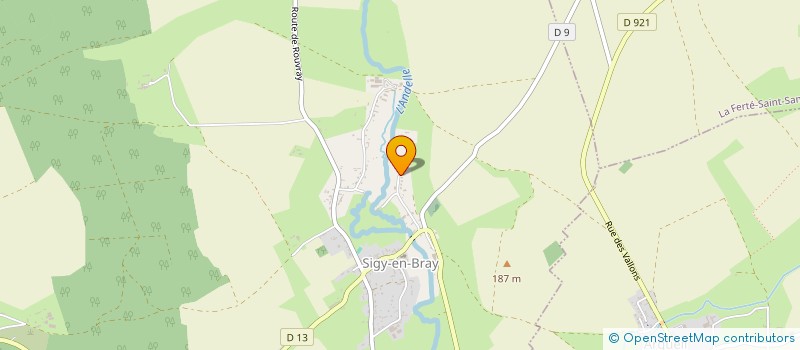 localisation de l'entreprise CESD  SIGY-EN-BRAY