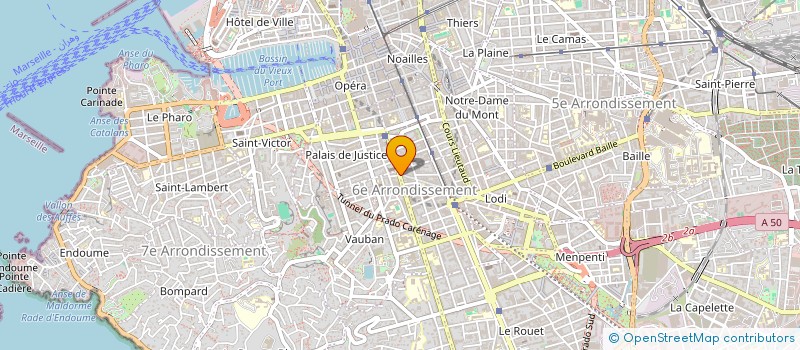 localisation de l'entreprise CESDIAM à MARSEILLE