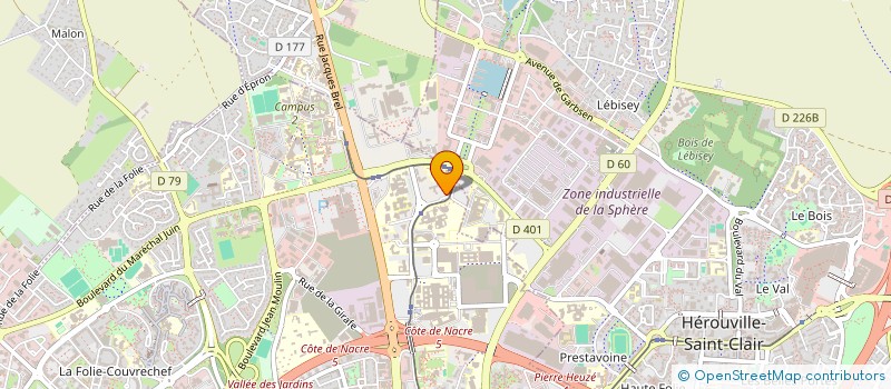 localisation de l'entreprise CESEC CONSEIL à CAEN