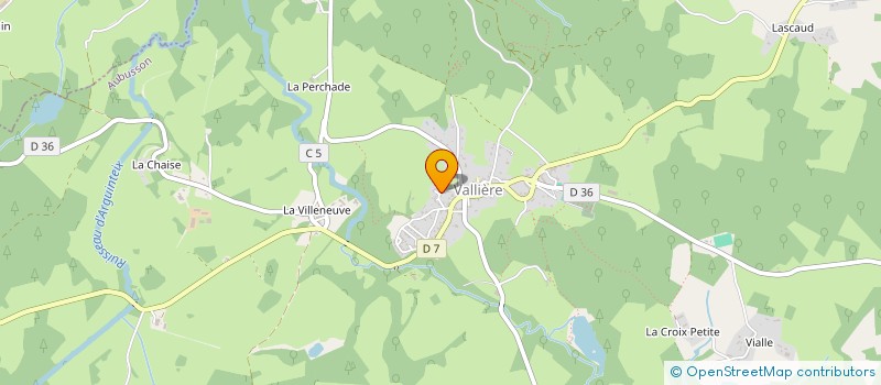 localisation de l'entreprise CESERVICES à VALLIERE