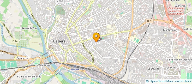 localisation de l'entreprise CESF (CONSEILS EVENEMENTS SANTE FORMATION) à BEZIERS