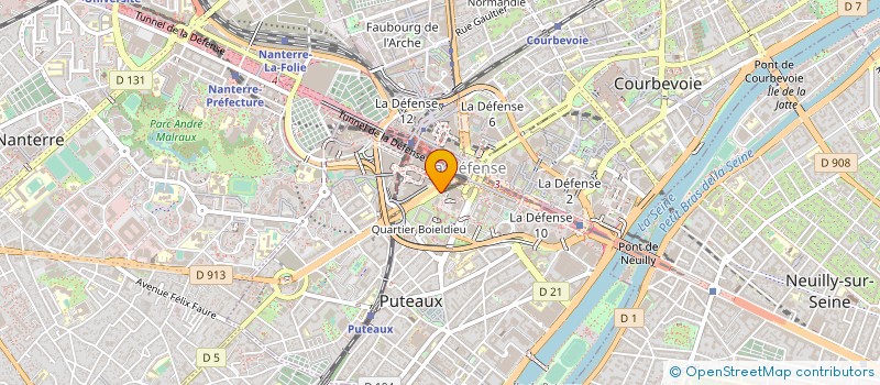 localisation de l'entreprise CESI SAS à PUTEAUX