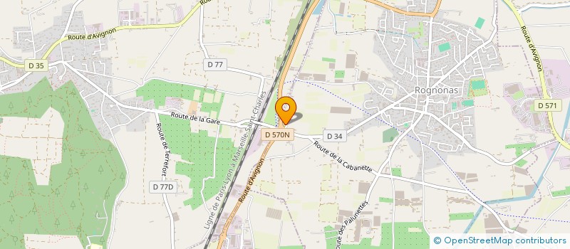 localisation de l'entreprise CESIA GROUP  ROGNONAS