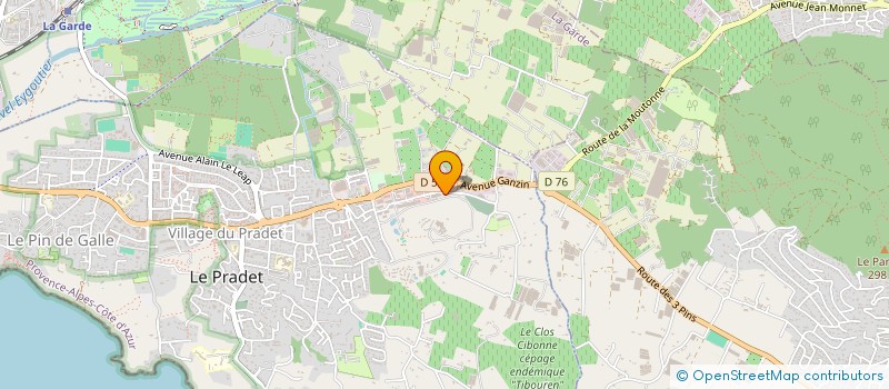 localisation de l'entreprise CESIGMA  LE PRADET