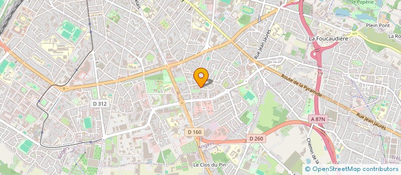 localisation de l'entreprise CESIM à ANGERS