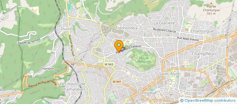 localisation de l'entreprise CESIS - CABINET D'AVOCATS  CLERMONT-FERRAND