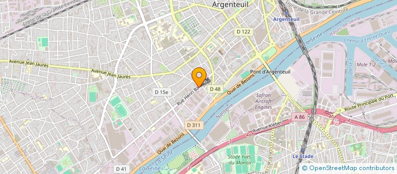 localisation de l'entreprise CESIV  ARGENTEUIL