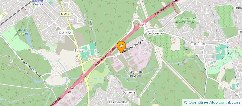 localisation de l'entreprise CESMAV  CANEJAN