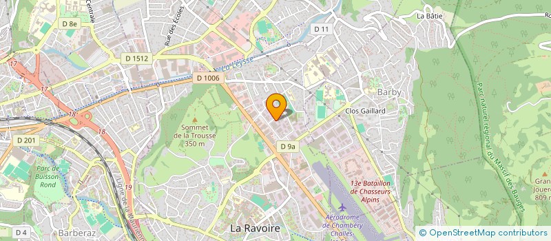 localisation de l'entreprise CESME à LA RAVOIRE