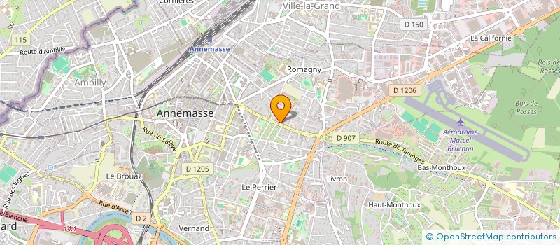 localisation de l'entreprise CESME CONCEPT  ANNEMASSE