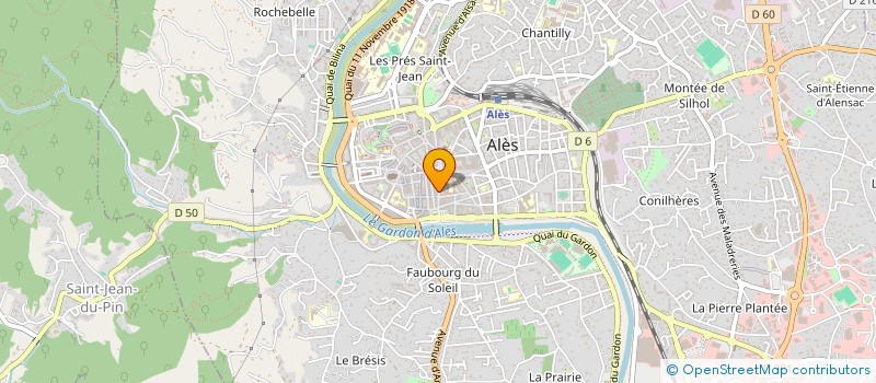 localisation de l'entreprise CESODINE à ALES
