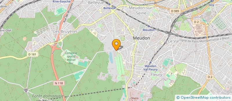 localisation de l'entreprise CESOP CLE à MEUDON