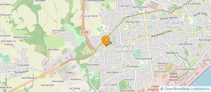 localisation de l'entreprise CESOR GAFRE  BREST