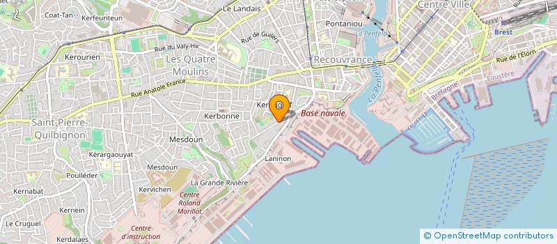 localisation de l'entreprise CESOR PAUL  BREST