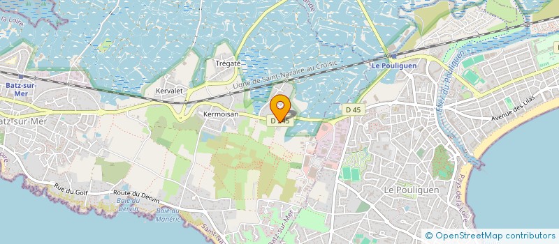 localisation de l'entreprise CESOSTEAL  BATZ-SUR-MER