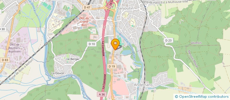 localisation de l'entreprise CESQUOT  DANJOUTIN
