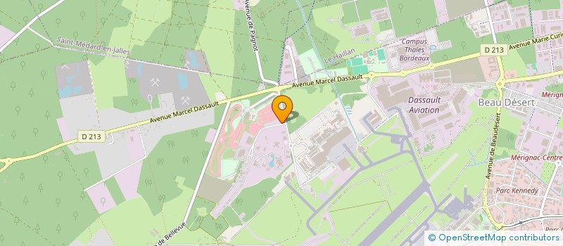 localisation de l'entreprise CESR FP à MERIGNAC