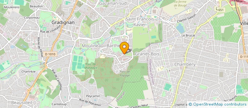 localisation de l'entreprise CESR10L  CUBZAC-LES-PONTS