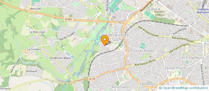 localisation de l'entreprise CESSA à LIMOGES
