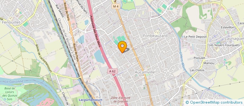 localisation de l'entreprise CESSA ET GRAVE à AUCAMVILLE