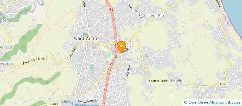 localisation de l'entreprise CESSA RESTAURATION à SAINT-ANDRE