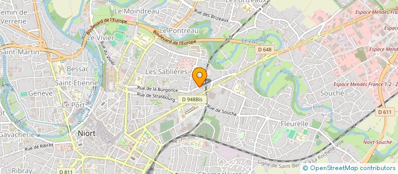 localisation de l'entreprise CESSAB à NIORT