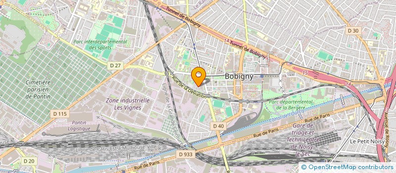 localisation de l'entreprise CESSAC MARKET  BOBIGNY