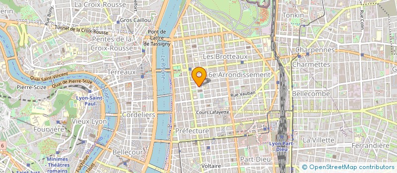 localisation de l'entreprise CESSIONS ACQUISITIONS EVALUATIONS D'ENTREPRISES à LYON