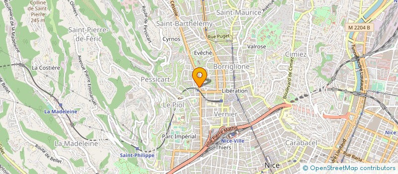 localisation de l'entreprise CESSOLE IMMOBILIER à NICE