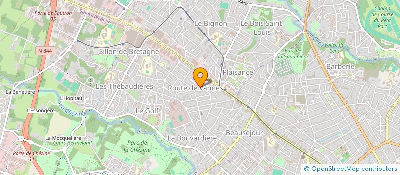 localisation de l'entreprise CESSON INVEST  SAINT-HERBLAIN