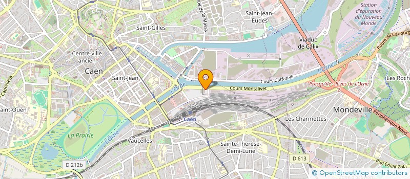 localisation de l'entreprise CESSON PARE BRISE à CAEN